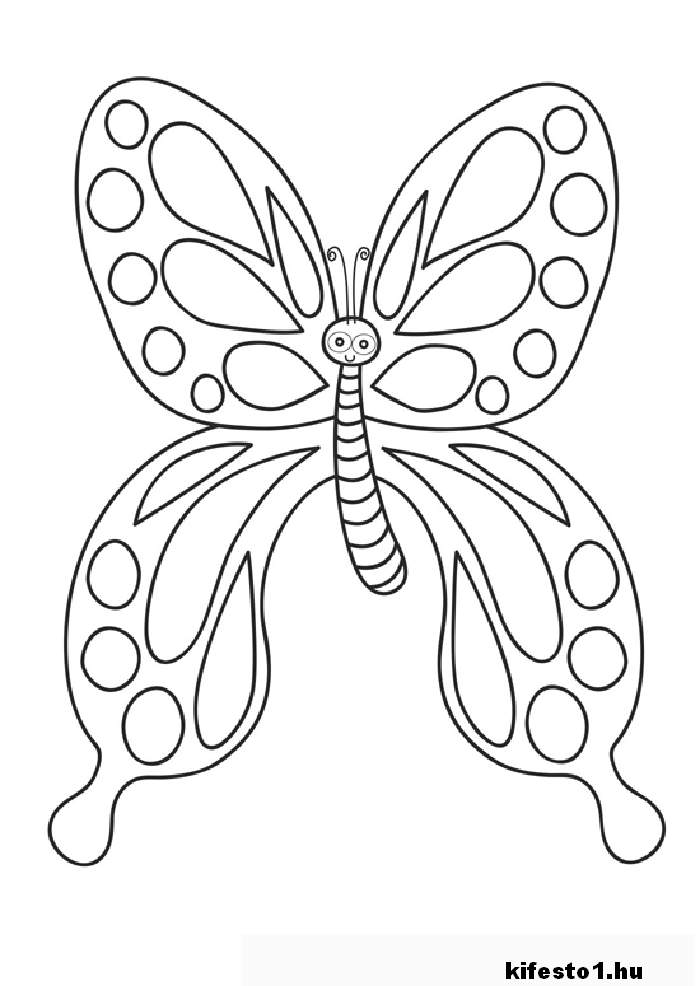 pillangós 15 kifestő nyomtatható